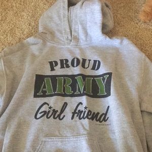 Army girlfriend hoodie